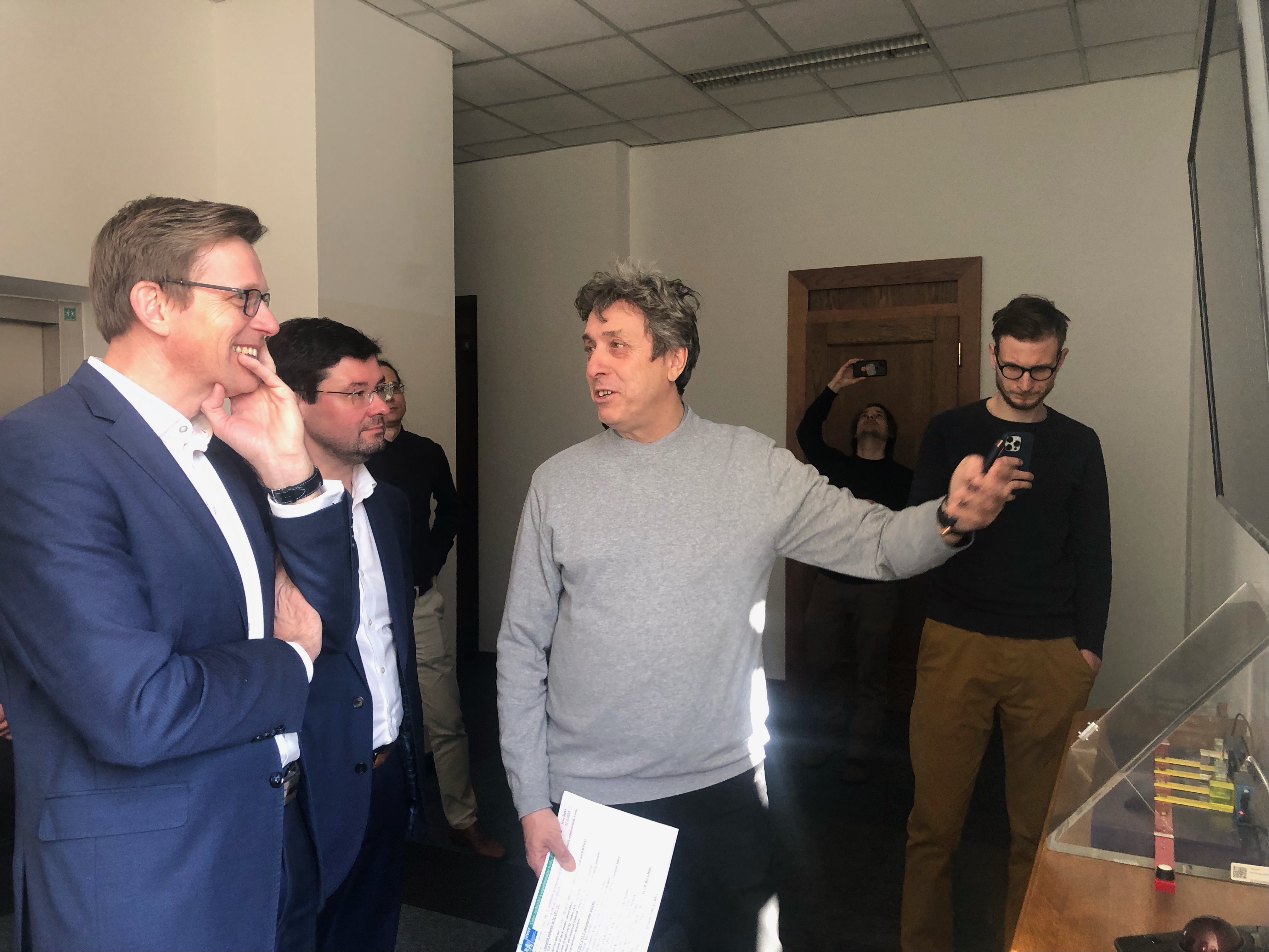Ministr dopravy ČR Martin Kupka v ÚTEF ČVUT